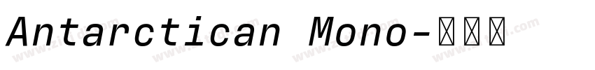 Antarctican Mono字体转换